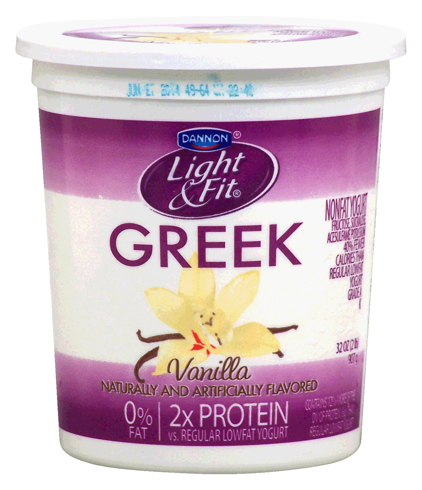 Dannon Light & Fit nonfat vanilla greek yogurt Full-Size Picture